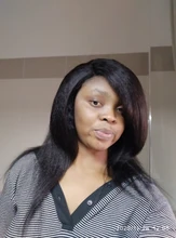 Rizado rizado mechones 100% mechones de cabello humano postizo mechones no Remy Yaki grueso de la armadura del pelo recto 3/4 Pc/lote manojos de pelo barato mechones