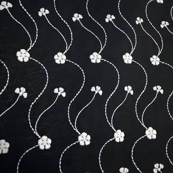 

Tulle transparent white embroidery decorative pattern in the bedroom, living room, hall, kitchen, on the box