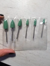 Brocas de silicona para uñas, juego de brocas rotativas eléctricas, limas para pulidor de manicura y pedicura, accesorios para máquina, herramientas, 6 uds.