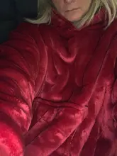 Oversized Hoodie Blanket Sweatshirts Sleeves Giant Winter Fleece with TV Damska Sudadera