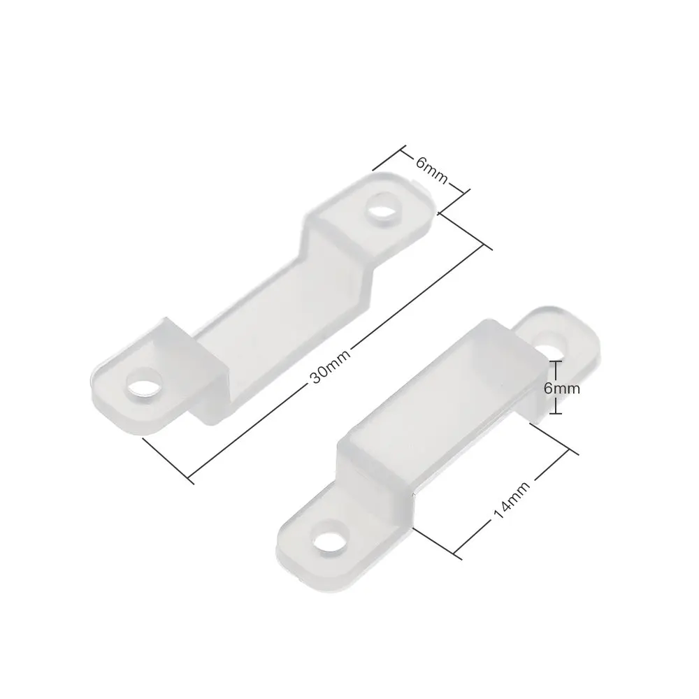 Staple silicone wall fixing LED strip 12v dc interior | Лампы и освещение