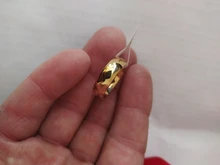 Anillo de compromiso de acero inoxidable para hombre y mujer, sortija clásica de 6mm, Color dorado, azul y plateado, talla estadounidense