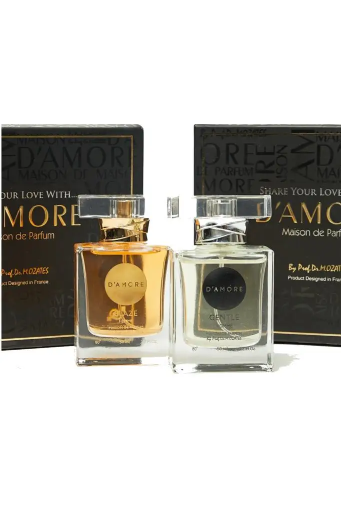 D'amore 100 мл EDP желтая шаль подарок для мужчин и женщин парфюмерный набор