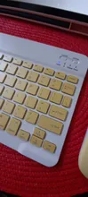 Miniteclado inalámbrico con Bluetooth para ipad, tableta, teléfono, iPad, ratón, para Samsung, Xiaomi, Android