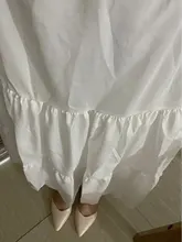 De tul Midi faldas para mujer de Otoño de 2021 de cintura alta de malla de faldas de tutú plisadas mujer blanco y negro Falda larga Streetwear