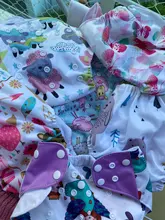 [Simfamily]-Conjunto de pañales para bebé, pañal de tela lavable reutilizable, cubierta ajustable ecológica, 3-15kg
