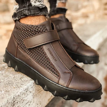 

Chekich Men Boots Coffee, High Quality 100% Vegan Leather Men Boots. Shoe Boot, Sneaker Boot, Chaussure Boot, Uomo Boot, Young Man Boots, Chaussures De Jeunes Hommes, Leather Boots