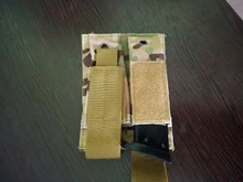 Bolsa Molle de nailon de 9mm, bolsa táctica doble de doble pistola para revistas, cierre la funda para caza militar Glock 1911 HK USP Mag