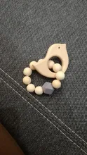 Rattles-Toys Beads Nursing-Bracelets Wood Baby Silicone Gift