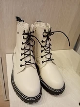 AIYUQI-Botas cortas de cuero genuino para mujer, botines de lana cálidos y antideslizantes, para estudiantes, para invierno, 2021