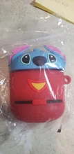 Funda protectora con dibujos de Stitch para auriculares, funda de silicona anticaída para apple Auriculares inalámbricos con Bluetooth