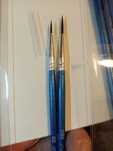 10 unids/set bien pintada a mano de La delgada línea de gancho pluma azul Baton bolígrafo para dibujo artístico cepillo de pintura de Arte de cepillo de Nylon OFERTA ESPECIAL
