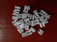 Conectores de Cable de bloqueo de empalme rápido CH2, terminales de Cable eléctrico de 2 pines, 20x17,5x13,5mm para una fácil Unión segura en cables, 30 Uds.