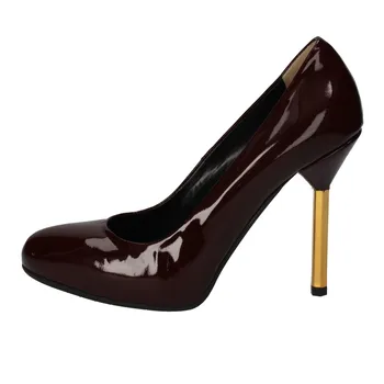 

ALBANO pumps women patent leather burgundy