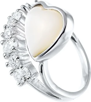 

Jay VI ring with mother of pearl and cubic zirconia
