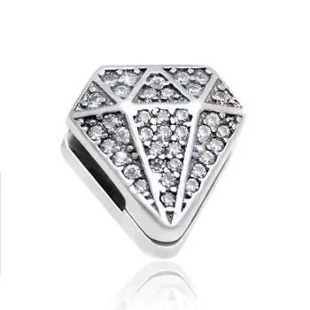 

Charm of silver "rhombus"