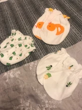 3 pares de dibujos animados lindo bebé niños niñas antiarañazos mitones guantes de bebé guantes de niños