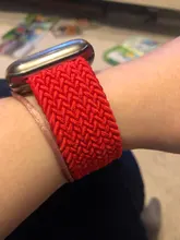 Correa de nailon trenzado para Apple Watch 6 Se 5, banda de 44mm, 40mm, 38mm y 42mm, correa elástica para reloj inteligente iWatch Series 54321