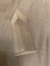 Prisma Triangular de 30x30x60mm, prismas de vidrio óptico BK7, enseñanza de física, espectro de luz refractado, arcoíris, para niños y estudiantes