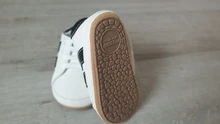 Recién Nacido Bebé Zapatos de clásica a rayas de cuero niño Niña Zapatos Multicolor niño suela de goma antideslizante en primer lugar los caminantes mocasines Niño