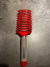 Cepillo de pelo profesional para mujer, herramienta de peluquería, peine húmedo para pelo, cepillo de masaje