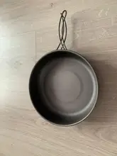 Frying-Pan Tableware Griddle Skillet Boundless Voyage Titanium Outdoor Camping Ultra-Light