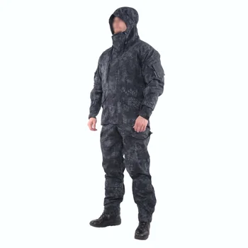 

Костюм KE Tactical Горка-5 со съемной флисовой жилеткой рип-стоп с налокотниками и наколенниками typhon