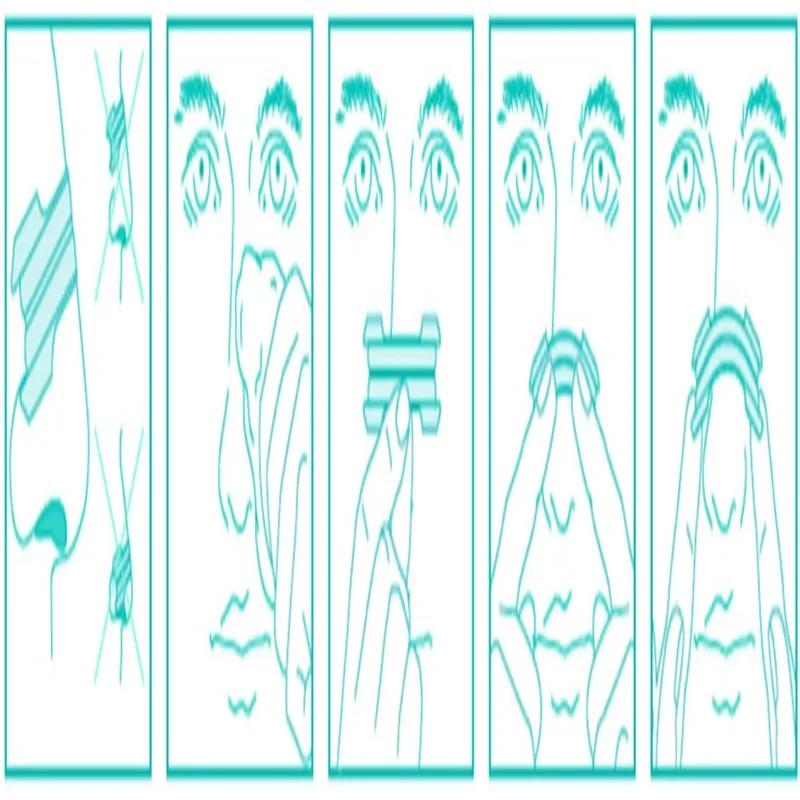 Pufai Breathe Fresh Nasal Strips Improve Breathe Athlets Transparent Large Size 66mm 19mm 10 Per Box