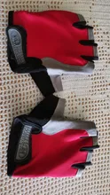Guantes antideslizantes de silicona para ciclismo, para hombre y mujer, de medio dedo, transpirables, para deportes de choque, D40