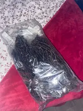 Trenzas de pelo de ganchillo, pelo corto sintético desgastado, trenzas de ganchillo precortadas, Natural, despeinado