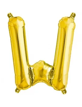 

Balloon Letter W 86cm Gold-Foil Polyamide-NSB00270