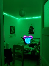 Tira de Luces LED de 5V, lámpara de luz de fondo Flexible USB 5050 RGB, cinta de diodos, teléfono, Bluetooth, aplicación de fondo para habitación, 1-30M