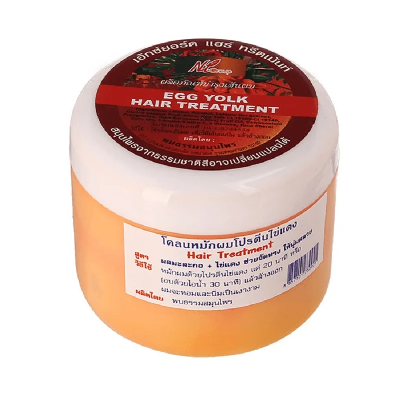 Egg Yolk Hair Treatment - Лечебная Маска для волос "Папайя и Яичный Желток" 300 ml | Красота