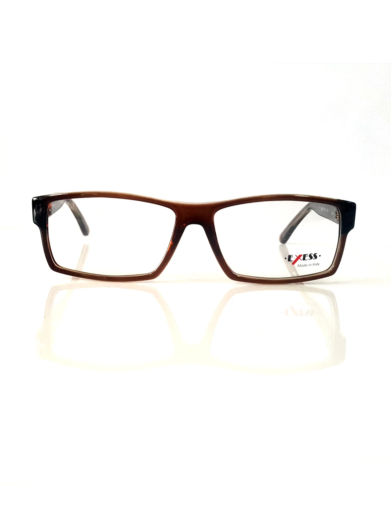

Male Image Glasses E 277 1295 Bone Optical Demo Glass 56 --