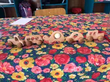 Montessori Toys Car-Blocks Birthday-Gift Beech-Wood Teething Educational Baby Newborn