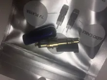 3 uds Jack 3,5mm R conector 3 polos chapado en oro estéreo jack de 3,5mm de auriculares con adaptador de enchufe de cola para fijar el cable estable