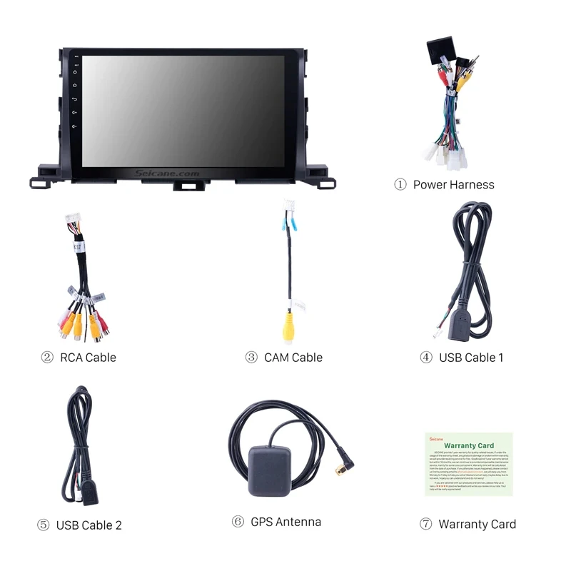 Lionet gps навигация для автомобиля Toyota Highlander 10,1 дюймов RT1013Y