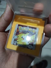 Cartucho para videojuego de 16 bits, Cartucho para consola de juego de Pokemon, serie Azul, PLATA VERDE, cristal, amarillo, rojo y dorado