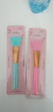 1pc Facial mezcla cepillo silicona suave cara máscara de Gel de barro de mezclar batir cepillo de cuidado de la piel de la cara brochas de maquillaje y belleza herramienta