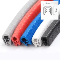 Car Door Protector Edge Scratch Strip Guard Trim Automobile Door Anti Collision Protection Strip Steel Car-styling Accessory 6