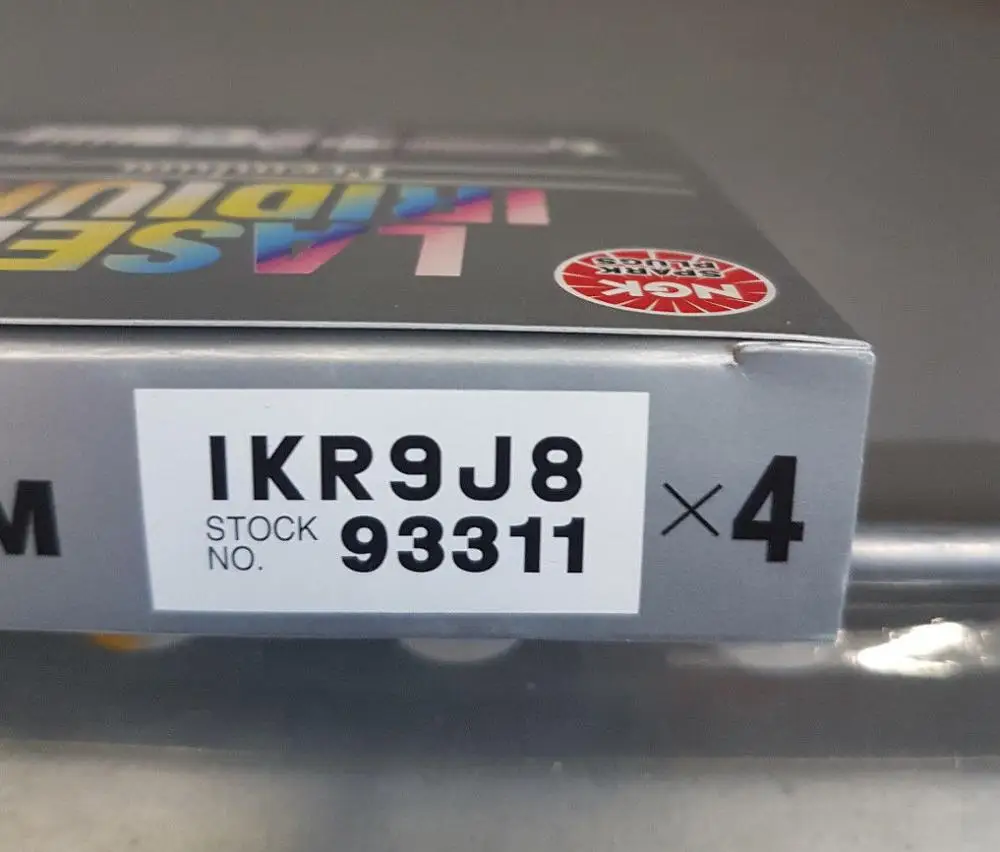 4x NGK IKR9J8 Лазерная иридий Свеча зажигания S Набор № 93311 оригинальная