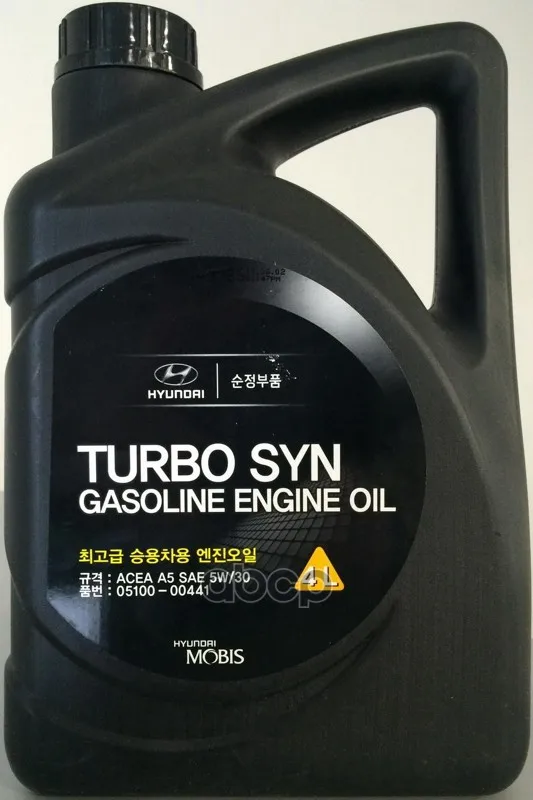 Hyundai-KIA Synthetic Motor Oil 4L-5w30 Turbo SYN Gasoline A5 SM/Cf-4 Gf-3 | Автомобили и мотоциклы