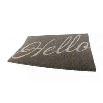 

Doormat coir door with inscription HELLO. Measures: 74x45 cm