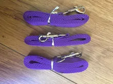 Correa de nailon para perros y gatos pequeños, Collar de gatito colorido de 1,5x120cm, correa de plomo para correr, entrenamiento y caminar