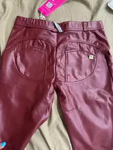 Pants Straight Trousers Melody Streetwear Exclusive Womens Skinny Autumn Casual Patent