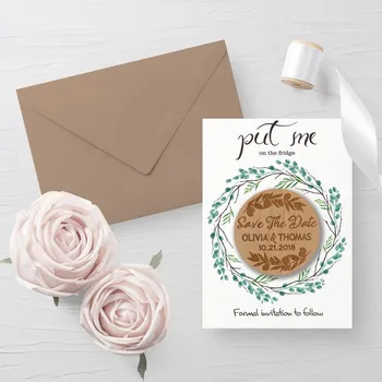 

Customize Wedding Wood Favors, Save the Date Wooden leaf Magnets, Engraved Wedding Gifts for Guests Wedding Souvenirs Decoration
