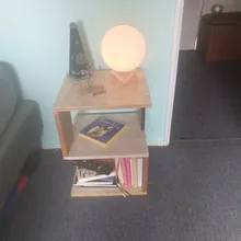 Desk-Lamp Night-Light Bedside Table 3d-Print Timeable Dropship Moon LED