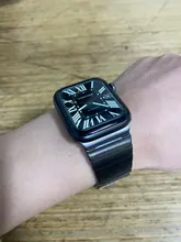 Banda de Apple Watch Serie 6/5/4/3/2/1 pulsera deporte 42 mm 38 mm 44mm correa para Apple iwatch reloj de la banda de metal lazo