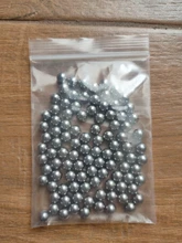 50 Uds. De bolas de acero para bicicleta, 6,35mm, 6,35, 4mm, 5mm, 6mm, 8mm, 9mm, 10mm, G10, tono plateado, pelotas de reemplazo