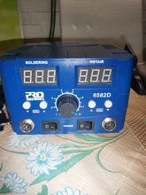 Estación de soldadura SMD de 800W, pistola de aire caliente eléctrica de calor rápido 2 en 1, soldador eléctrico de BGA refundido con pantalla Led